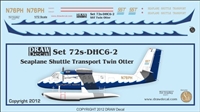 1:72 Seaplane Shuttle Transport DHC-6 Twin Otter