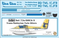1:72 TransMaldivian DHC-6 Twin Otter on floats
