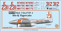 1:72 Sis-Q Flying Service F7F Tigercats