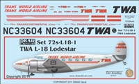 1:72 TWA Lockheed L-18 Lodestar