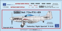 1:72 N.A. P-51D Mustang "Saturday Night Special"