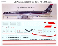 1:144 USAirways Airbus A.330-300