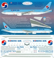 1:200 Korean Airlines Boeing 777-200/-300