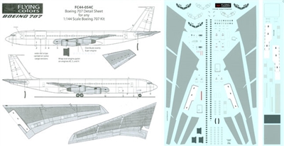 1:144 Boeing 707 Details, Corogard Inspar Panels