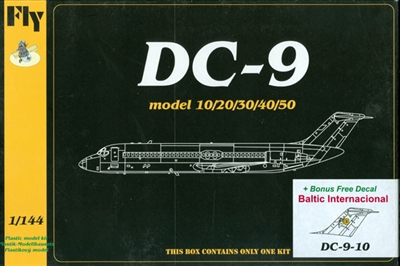 1:144 Douglas DC-9-10 (or -30), Baltic Internacional Airlines