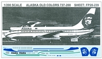 1:200 Alaska Airlines Boeing 737-200C