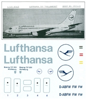 1:125 Lufthansa (Yellowbird) Boeing 737-200