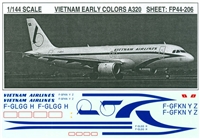 1:144 Vietnam Airlines (early c/s) Airbus A.320