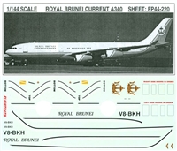 1:144 Royal Brunei Airbus A.340-200