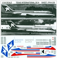 1:144 Texas International Douglas DC-9-30 / -10