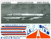 1:144 Hapag Lloyd, Air Berlin Boeing 737-200