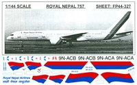 1:144 Royal Nepal Airlines Boeing 757-200