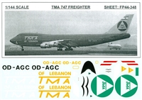 1:144 TMA Lebanon Boeing 747-100F