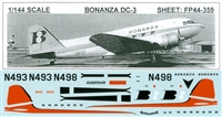 1:144 Bonanza Douglas DC-3