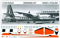 1:144 Bonanza Fokker F.27 Friendship