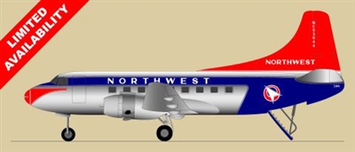 1:144 Martin 202, Northwest Airlines