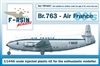 1:144 Breugets 763 Deux Ponts, Air France (1960's cs)