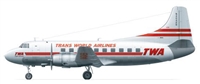 1:144 Martin 404, Trans World Airlines