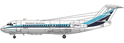 1:144 Fokker F.28 Fellowship 4000, Aerolineas Argentinas