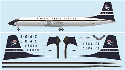 1:144 Canadair CL-44D, BOAC Cargo
