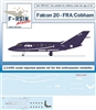 1:144 Dassault Falcon 20, FRA / Cobham