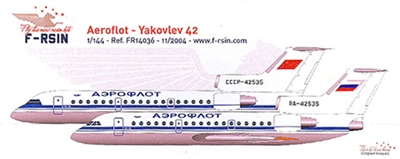1:144 Yak 42, Aeroflot