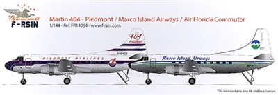 1:144 Martin 404, Piedmont, Airlines,  Marco Island Airways