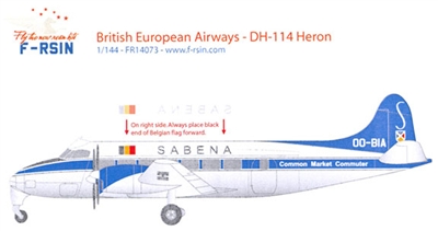 1:144 Dh.114 Heron Sabena