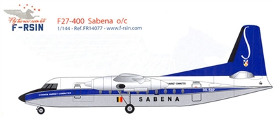 1:144 Fokker F.27 Friendship 400, Sabena