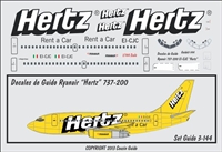 1:144 Ryanair 'Hertz Rent A Car' Boeing 737-200