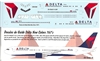 1:200 Delta Airlines (2007 cs) Boeing 767's