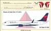 1:200 Delta Airlines (2007 cs) Boeing 737-800(W)