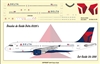 1:200 Delta Airlines (2007 cs) Airbus A.320