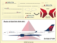 1:200 Delta Airlines (2007 cs) Airbus A.330-300