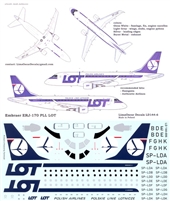 1:144 LOT Polish Embraer 170