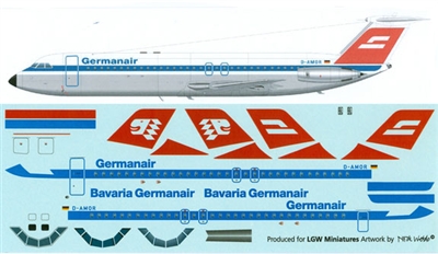 1:144 Germanair BAC 1-11-500