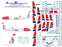 1:144 Norwegian Airlines 'Ole Bull' Boeing 737-800(W)