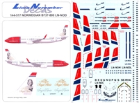 1:144 Norwegian Airlines 'Sonja Henie' Boeing 737-800(W)