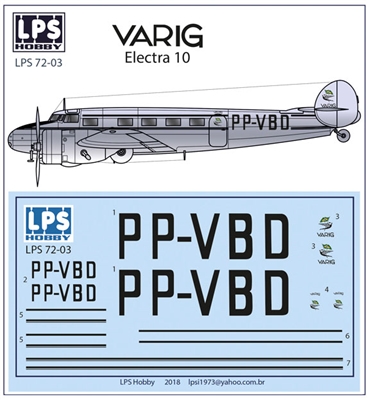 1:72 Varig Lockheed 10 Electra