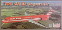 1:144 McDD MD-80, TWA 'Wings of Pride'
