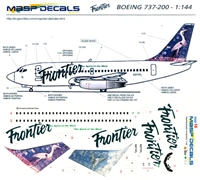 1:144 Frontier Boeing 737-200 'Heron & Duck'