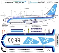 1:144 Cruzeiro (o/c) Boeing 737-200