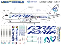 1:144 Adria 'Slovenjia' Airbus A.320