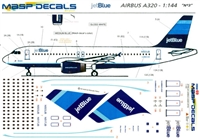 1:144 JetBlue 'Blue Moon' Airbus A.320