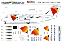 1:144 Jersey European Bae 146-200