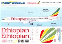 1:144 Ethiopian Airlines Boeing 757-200