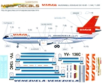 1:144 Viasa (1990's) McDD DC-10-30