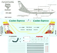 1:200 Casino Express 'King' Boeing 737-200