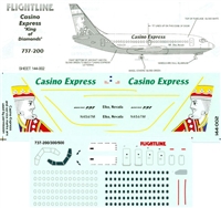 1:144 Casino Express 'King' Boeing 737-200