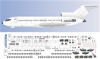 1:200 Setail Set, Boeing 727-100